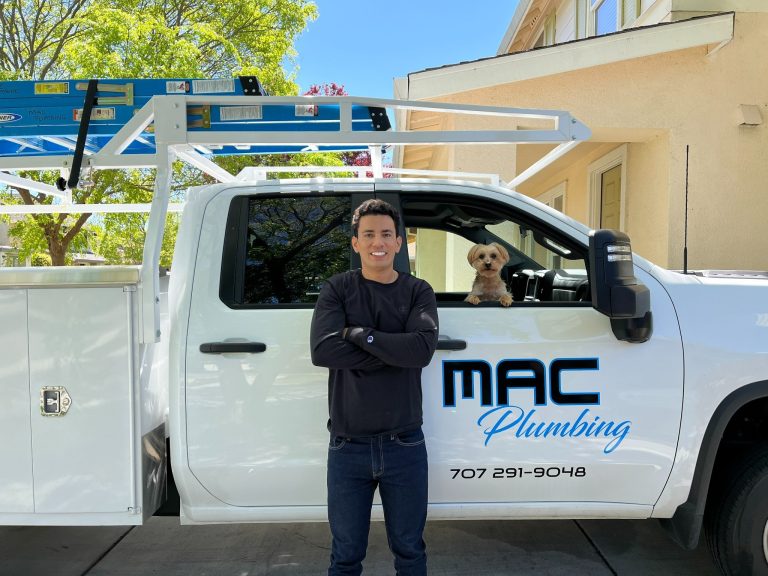 mike and his work truck