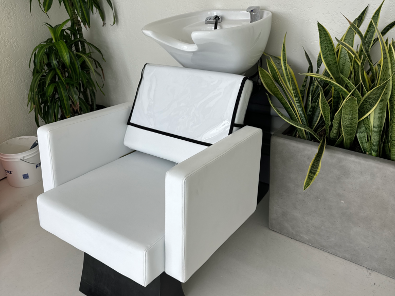 salon sink installation